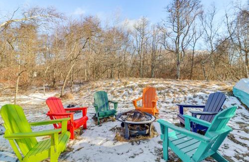 Long Pond House | Private Spa, Fire Pit and Deck Poconos Home!
