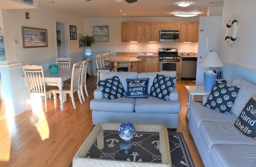 Seaside Heights Condo | Roof top pool & game room, 2 blocks to beach, 2/bedrooms, beach passes included