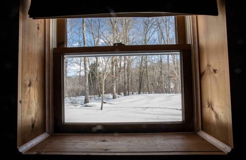 Dingmans Ferry House | Secluded Cabin with Hot Tub and 10 Acres of Woods