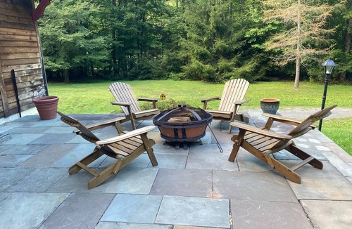 Oliverea House | Ski Belleayre, Hunter or Windham - The Secluded Chalet, fire place, 4 bed/2 bath