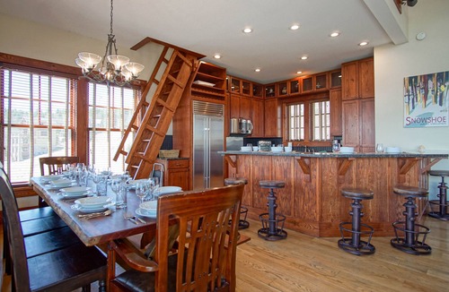 Snowshoe House | Slope side 8 BR at Sanctuary Majestic Mountain Top Estate 4800 square feet of quality sleeps 16