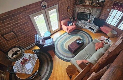 Slaty Fork Cabin | Snowshoe Log Cabin - Falling Water