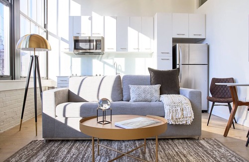 Logan Square Apartment | Sonder at Sixteen Hundred | Spacious One-Bedroom Apartment w/ Den