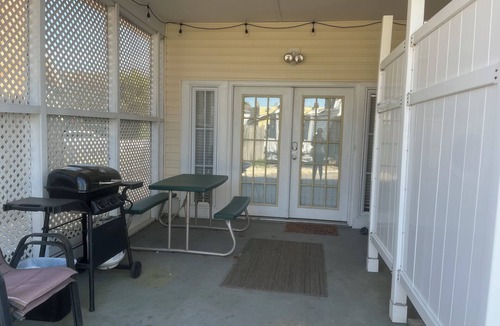 Belmar House | Spacious home with a view of the Shark River and a game room.