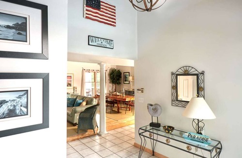 North Shores House | Spacious Waterfront Home w/Private Pool, Dock, & Beach Access – Sleeps 15!