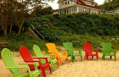 Port Republic House | Stunning Chesapeake view from almost ever room, private 15 home community beach, fossils, 450 pier