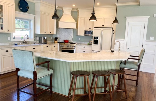 Severna Park House | Stunning Waterfront Home in Round Bay with multiple living spaces