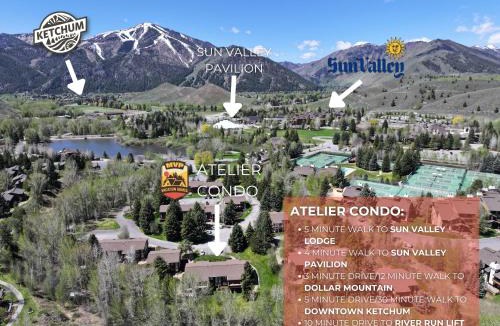 Elkhorn House | Sun Valley Atelier Condo in Perfect Location