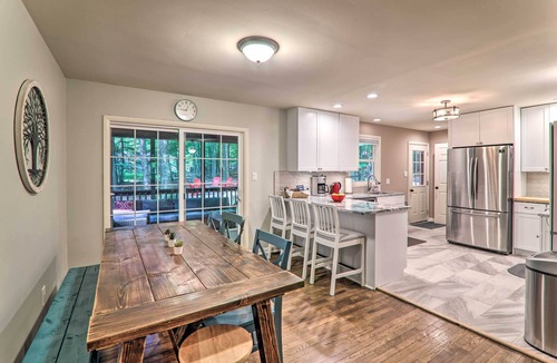 Locust Lake Village Cabin | Sunroom, Fire Pit + Sauna: Lake Locust Village Gem
