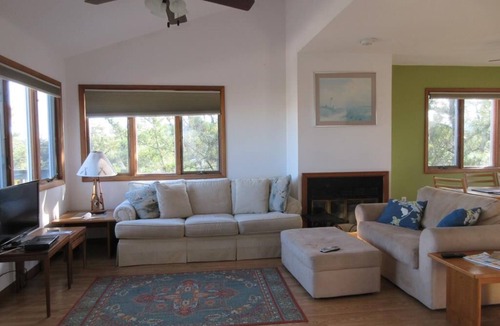 Barnegat Light House | This pet friendly home is located on the ocean block in Barnegat Light, close to the beach.