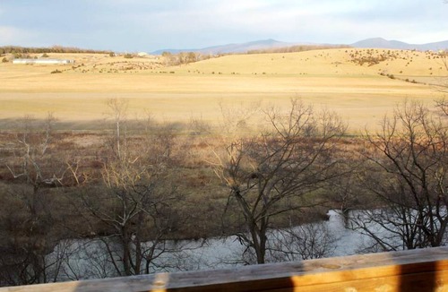 Luray Cabin | This property is located on a 65 acre farm on the Shenandoah River.