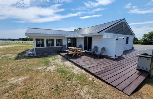 Dames Quarter House | Promise Point, Bay Front home with dock 3BR 2BA surrounded by water