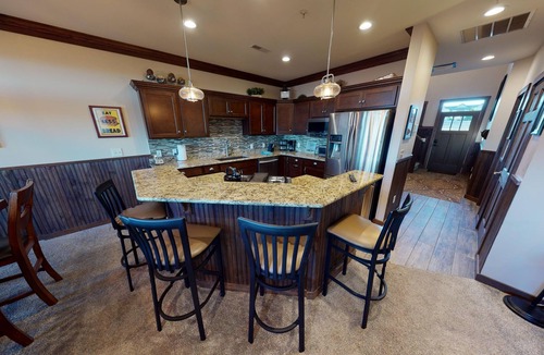 Snowshoe House | Vibrant 8BR Retro Rendezvous with Game Room by RedAwning