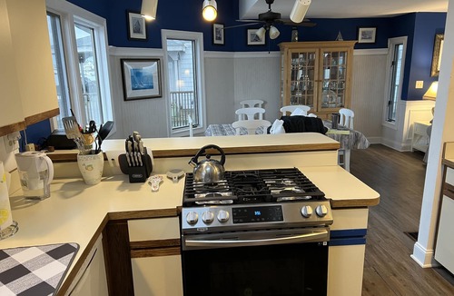 Osborn Island House | Watersports paradise, 65ft floating dock, bay in front, lagoon in back yard