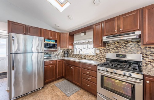 Ocean Beach I House | Waterfront Lavallette Home with Private Dock, C-A/C, Beach Badges, & Parking!