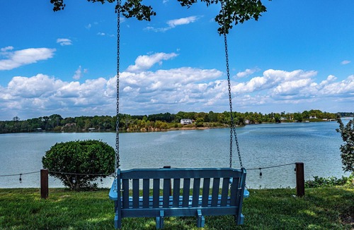 Mount Holly House | Waterfront retreat with dock, kayaks, and outdoor living. Bring the boat!