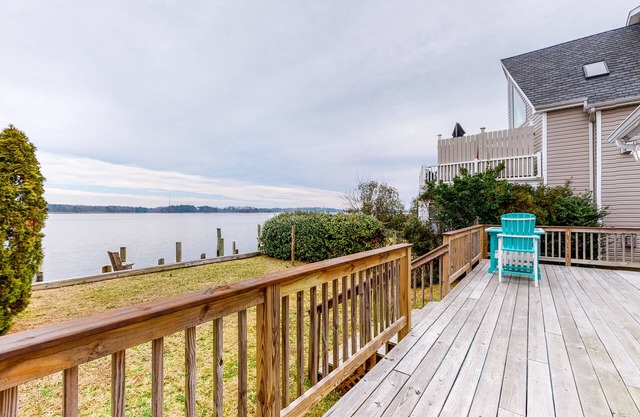Remodeled, Waterfront Home with Beautiful View, Dock, Large Deck - 1 Dog OK