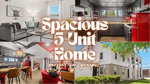 Audubon Apartment | 5 Spacious Units Close to Downtown & Expo Center