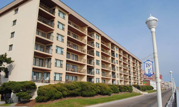 Ocean City Condo | Adorable, spacious 2-bedroom oceanfront condo with free WiFi and a fabulous ocean view located directly on the Boardwalk!
