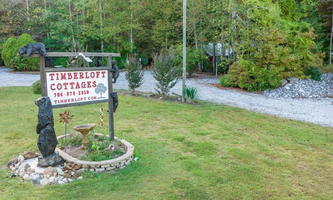 Sautee Nacoochee Cottage | Bear Paw Cottage #5 Queen Log Bed: COZY!: Pet Friendly; 2 Adults/2 Children Max