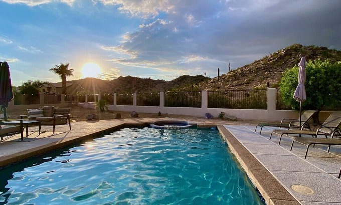 Mountain Park Ranch House | Desert Canyon Retreat w/heated pool & desert view