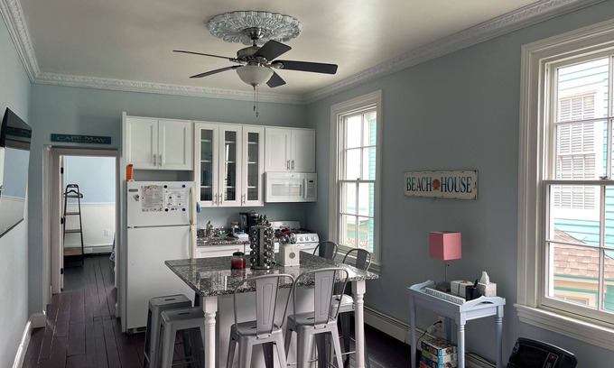 Cape May Apartment | Historic 1890 Victorian 2nd Floor Apartment a block from beach!