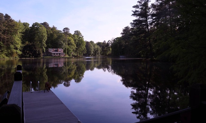 Felton Apartment | Lakeside Smoke-Free Studio with dock, canoe, wifi, HDTV, & Chromecast