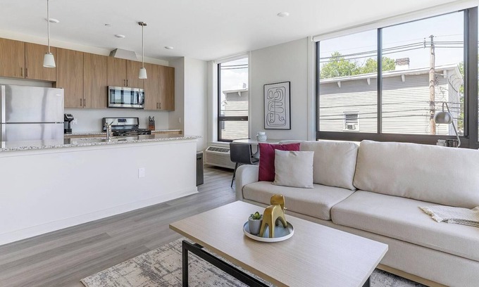 Carteret Apartment | Landing | Beautiful 2BD, Rooftop Lounge, Gym