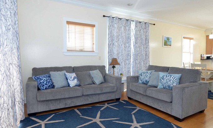 Ocean City House | Luxury 3 Bedroom End Unit Townhouse Near the Boardwalk with Free WiFi Located Downtown and Just Steps to Beach!