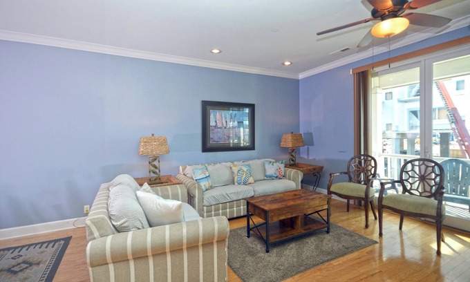 Ocean City House | Luxury 3 Bedroom Townhouse Perfect for Family Reunion Near the Boardwalk with 2 Car Garage and Free WiFi Just Steps to Beach!