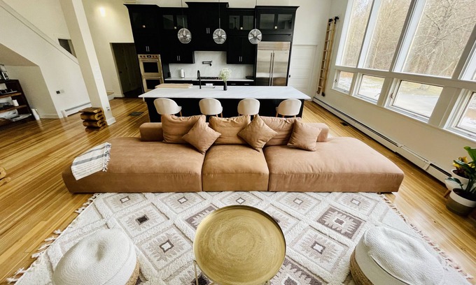Town of Wawayanda Villa | Luxury School House Retreat With Sauna & Pool- 1HR from NYC