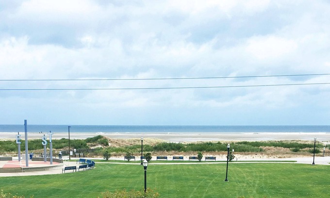Wildwood Crest Condo | Ocean Front Condo-Million Dollar View, Pool, WiFI, Balcony-Location Location!