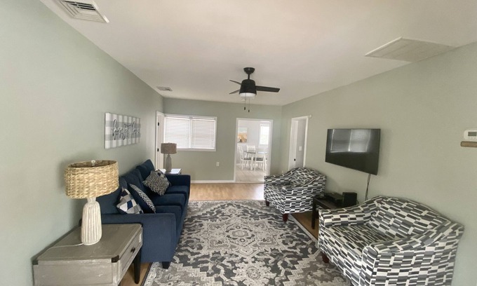 Ortley Beach House | PREMIER HOST- 3 BR SEASIDE PARK COTTAGE, One Short Block to Beach, Kit, Liv Room