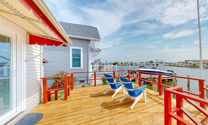 Montego Bay House | Renovated waterfront home with dock, bay access, & shared pool/tennis