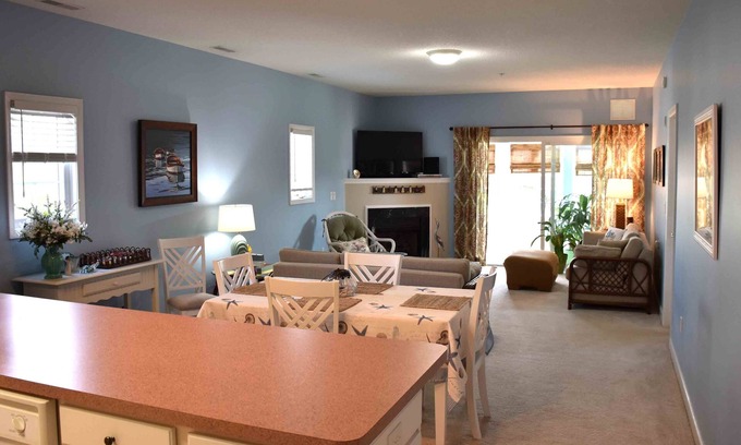 Lewes Condo | Spacious and Well Appointed Three Bedroom, Two Bath Condo situated just outside the Town of Lewes Delaware