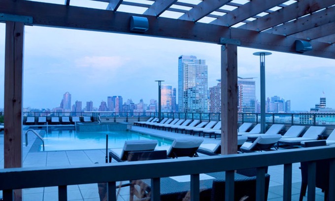 Hudson Exchange Apartment | Spacious Apt with Great NYC View & Great Amenities - Monaco #2602N