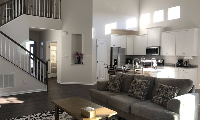Ocean View House | Spacious Clean New House back to woods - just 1.5 miles away from Bethany beach