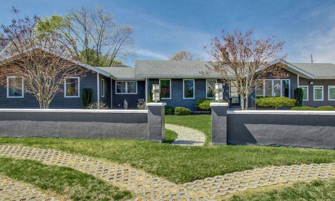 Rehoboth Beach House | Spacious Ranch Style House W/Hot Tub, Fireplace, and Game Room