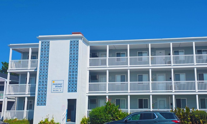 Ocean City Condo | Summer Winds 202E-bayside 28th St, Free WiFi, Pool, W/D, AC