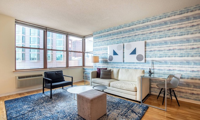 Hoboken Apartment | Upscale One Bedroom in Hoboken with View of NYC