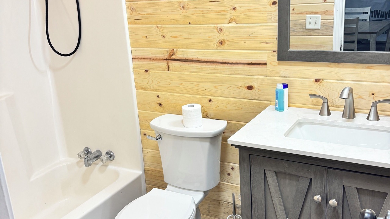Photo of Bathroom in Red Jacket