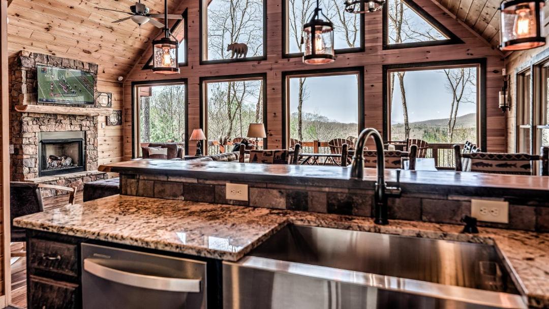 Photo of Kitchen in Cherry Log