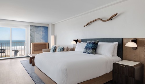 Room, 1 King Bed with Sofa bed, Oceanfront (Mobility Accessible, Roll-In Shower)
