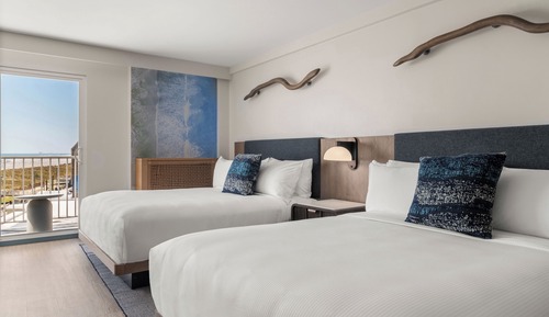Room, 2 Queen Beds, Non Smoking, Ocean View (Balcony)